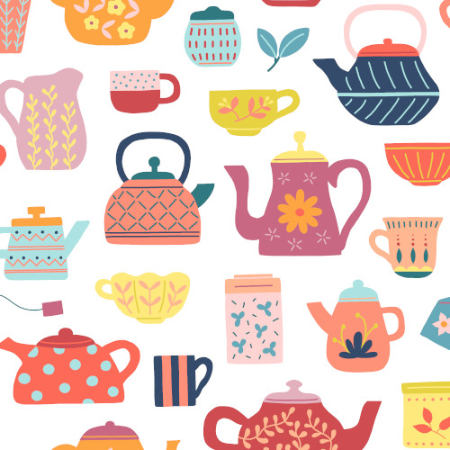 Teapot surface pattern design