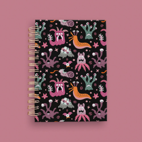 Monster aliens design notebook