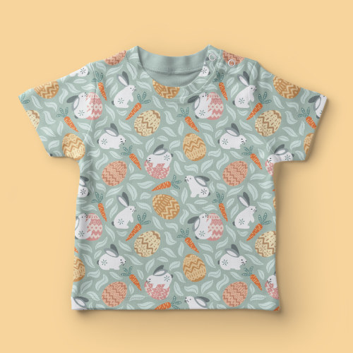 easter bunnies and eggs t-shirt for kids