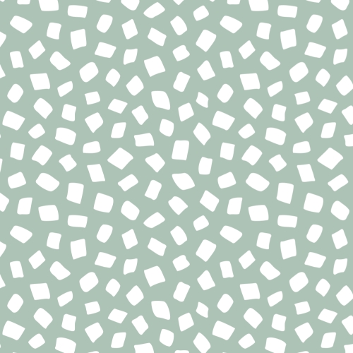 Tossed white square spots surface pattern