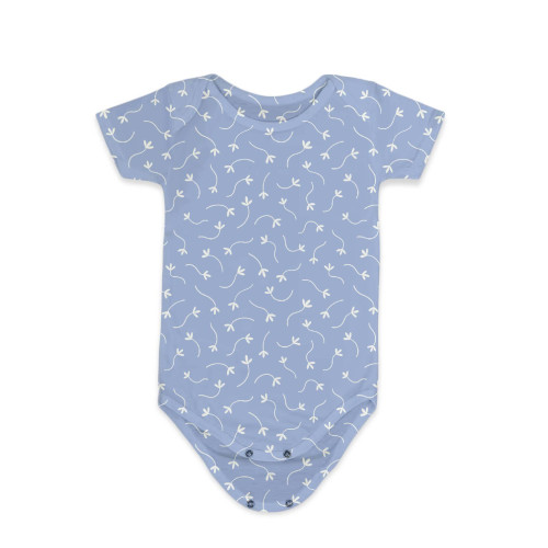 wavy flower design on a onesie