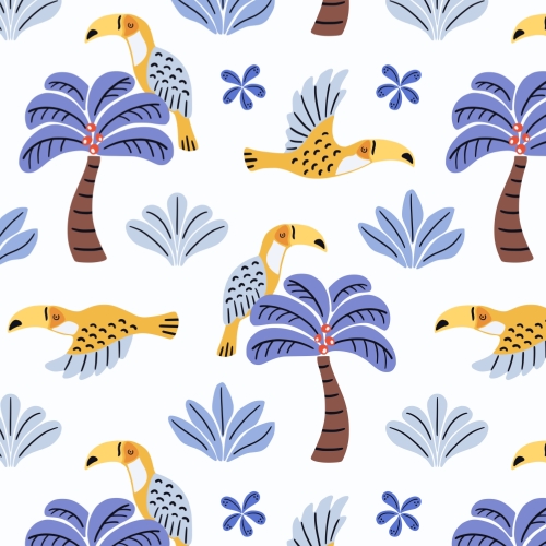 toucan surface pattern design